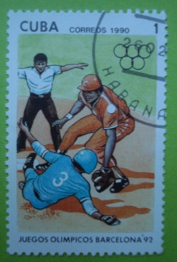 1 Centavo - Summer Olympics Barcelona 1992 - Baseball