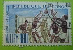 1 Franc CFA - Vollei ball