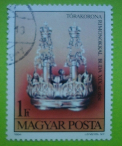 Image #1 of 1 Forint -Torakorona rimonokkal-buda-XIX