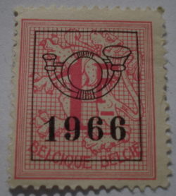 Image #1 of 1 Franc 1966 - Precanceled Number on Heraldic