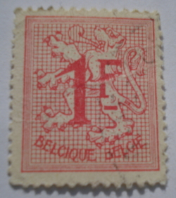 Image #1 of 1 Franc 1951 - Number on Heraldic Lion - Small Format
