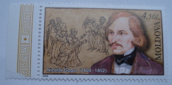 4.50 Lei 2009 - Nicolai Gogol (1809-1852), Dramatist and Novelist