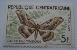 Image #1 of 5 Francs - Moth (Dactyloceras widemanni)