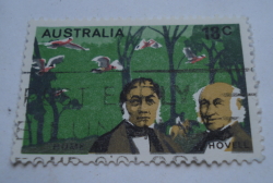 Image #1 of 18 Cents 1976 - Hamilton Hume (1797-1873) & William Hovell (1786-1875)