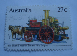 27 Cents 1983 - Shand Mason Steam Fire Engine, 1891
