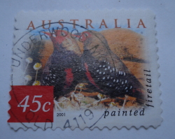Image #1 of 45 Cents 2001 - Painted Firetail (Emblema picta)