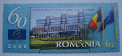 6 Lei - 60th Anniversary of the Council of Europe