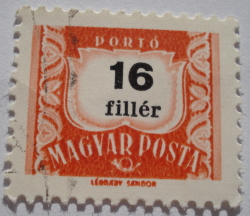 Image #1 of 16 Filler - Postage due (Porto)