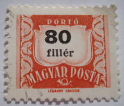 80 Filler - Postage due (Porto)