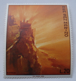 Image #1 of 20 Lire 1969 - 'Mt. Titano' by R. Viola