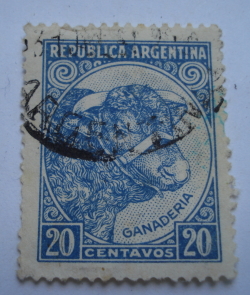 Image #1 of 20 Centavos 1951 - Bull (cattle breeding)