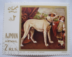 Image #1 of 2 Riyal - Câine și copil; de Jan Fyt (1611-1661)