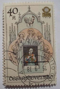 40 Haler - St. Peter and other Apostles (Praga 1978)