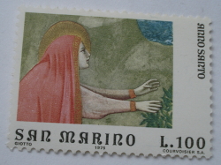 Image #1 of 100 Lire 1975 - "Mary Magdalene" by Giotto