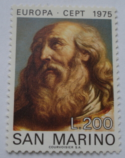 Image #1 of 200 Lire 1975 -  St. Marinus, by Guercino (Francesco Barbieri) - C.E.P.T. Europa