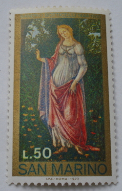 50 Lire 1972 -  'Allegory of Spring' by Sandro Botticelli