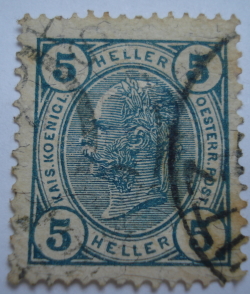 5 Heller - Impăratul Franz Joseph