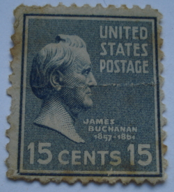 15 Centi - James Buchanan (1791-1868), al 15-lea președinte al S.U.A.