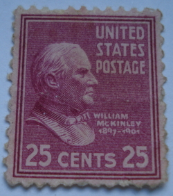 25 Centi - William McKinley (1843-1901), al 25-lea președinte al S.U.A.