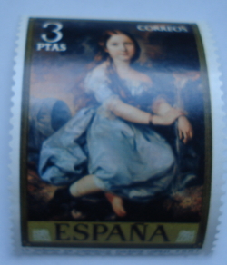 Image #1 of 3 Pesetas - 'Senora de Carvallo'