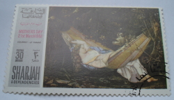 Image #1 of 30 Dirhams 1968 - Courbet: Hamacul (Ziua Mamei)