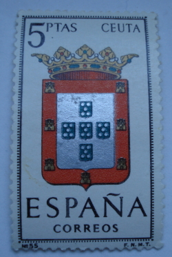 5 Pesetas - Provincial Arms - Ceuta