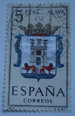 Image #1 of 5 Pesetas - Provincial Arms - Alava