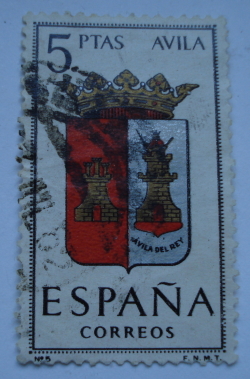 Image #1 of 5 Pesetas - Provincial Arms - Avila