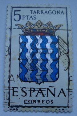 5 Pesetas - Provincial Arms - Tarragona