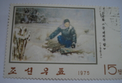 15 Chon 1975 - Femeie în zăpadă
