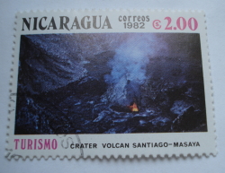 Image #1 of 2 Cordoba 1982 - Santiago Volcano crater, Masaya