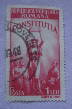 Image #1 of 1 Leu 1948 -  New Constitution