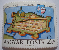 Image #1 of 2 Forint 1971 - 700th Anniversary of the City of Györ