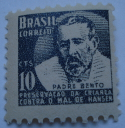 10 Centavos - Campaign Against Leprosy - Padre Bento
