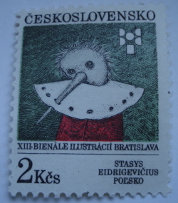 Image #1 of 2 Koruna - "Pinocchio" by Stasys Eidrigevičius, Poland