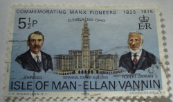 5 1/2 Penny -  Commemorating Manx pioneers