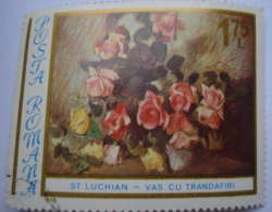 Image #1 of 1.75 Lei - St. Luchian "Vas cu trandafiri"