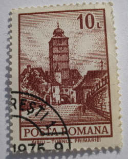 10 Lei - Sibiu - Turnul primariei