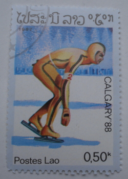 Image #1 of 0.50 Kip 1987 - Speed ​​Skating (Calgary '88)