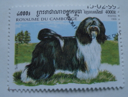 4000 Riel 1999 - Tibetan Terrier (Canis lupus familiaris)