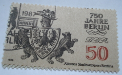 50 Pfennig 1986 - Oldest coat of arms (to 1280)