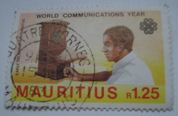Image #1 of 1.25 Rupee - Anul Mondial al Comunicațiilor