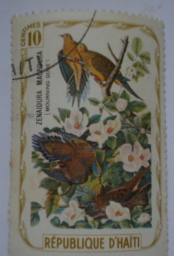Image #1 of 10 Centimes - Mourning Dove (Zenaida macroura)