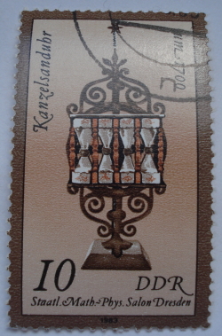 10 Pfennig 1983 - Pulpit Hourglass