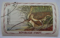 Image #1 of 1.50 Gourdes - Long-billed Curlew (Numenius Americanus)