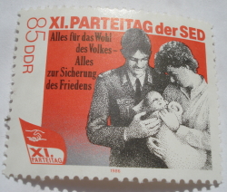 85 Pfennig 1986 - Young family