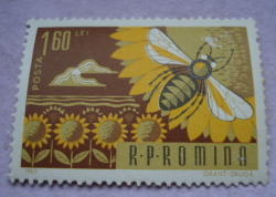 1.60 Lei 1963 - Honey Bee (Apis mellifica)
