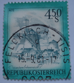 Image #1 of 4.5 Shillings 1976 - Retz Windmill, Lower Austria