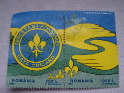 Image #1 of 700 lei + 1050 lei 1997 - Scouting