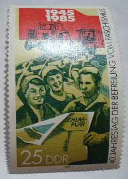 25 Pfennig 1985 - Anniversary Of Liberation